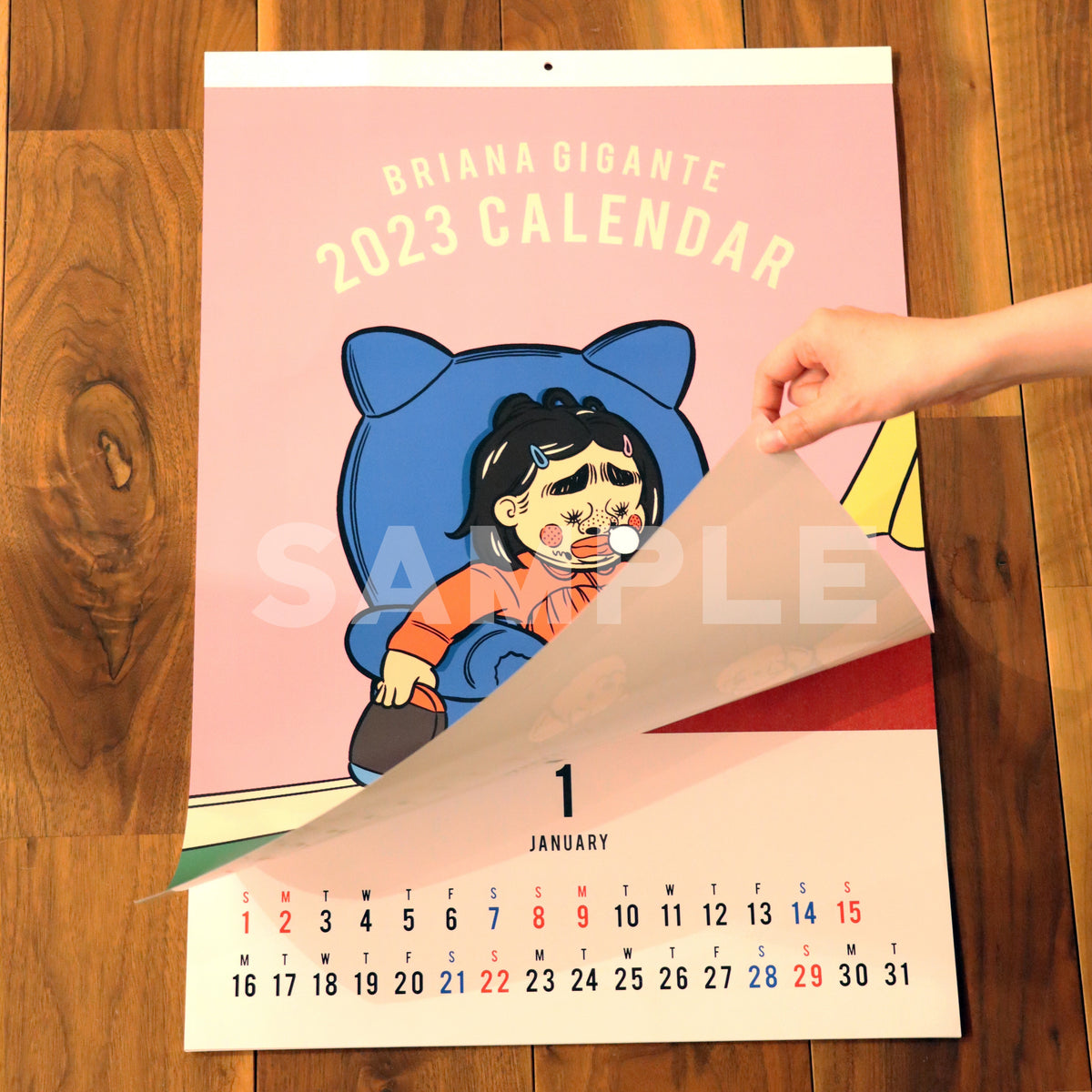 ブリアナギガンテ 2023年卓上カレンダー