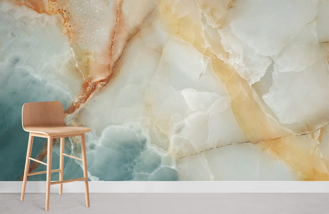 Rock Quartz Wallpaper Mural | Crystal Geode Wallpaper US