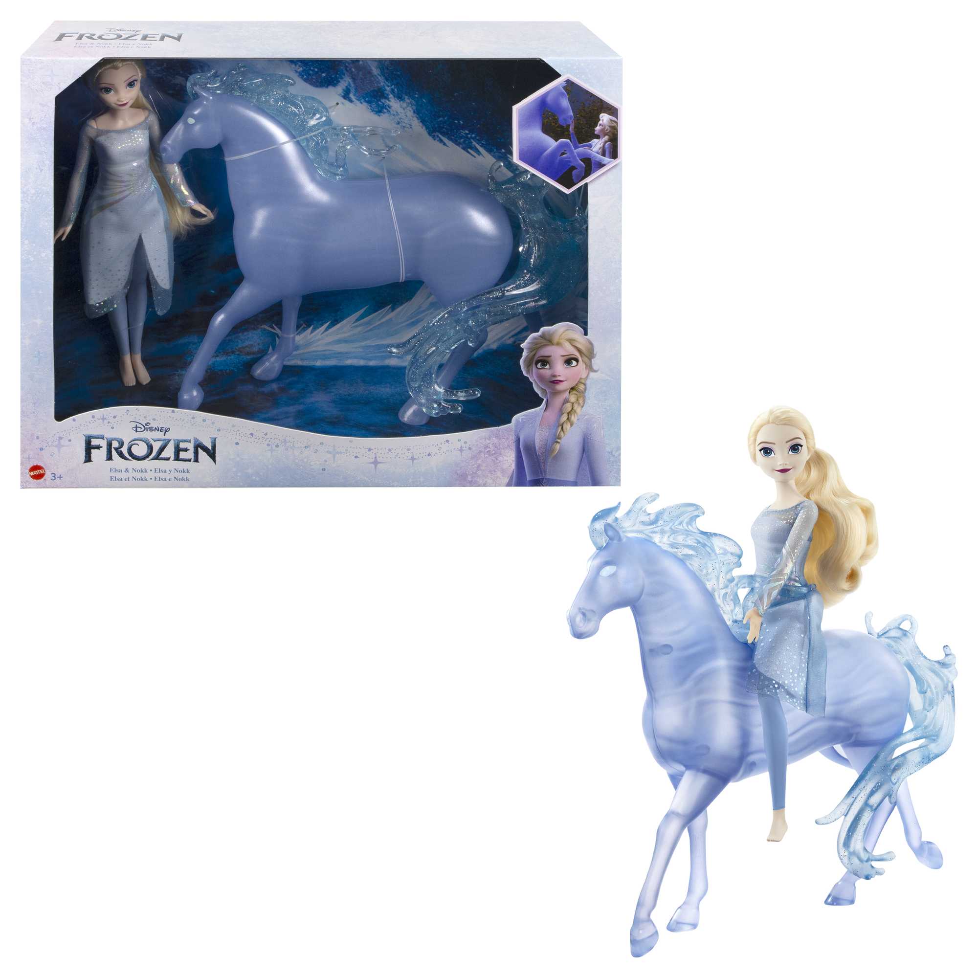 vloeistof Verlengen Of Disney Frozen Elsa en Nokk | HLW58 | MATTEL
