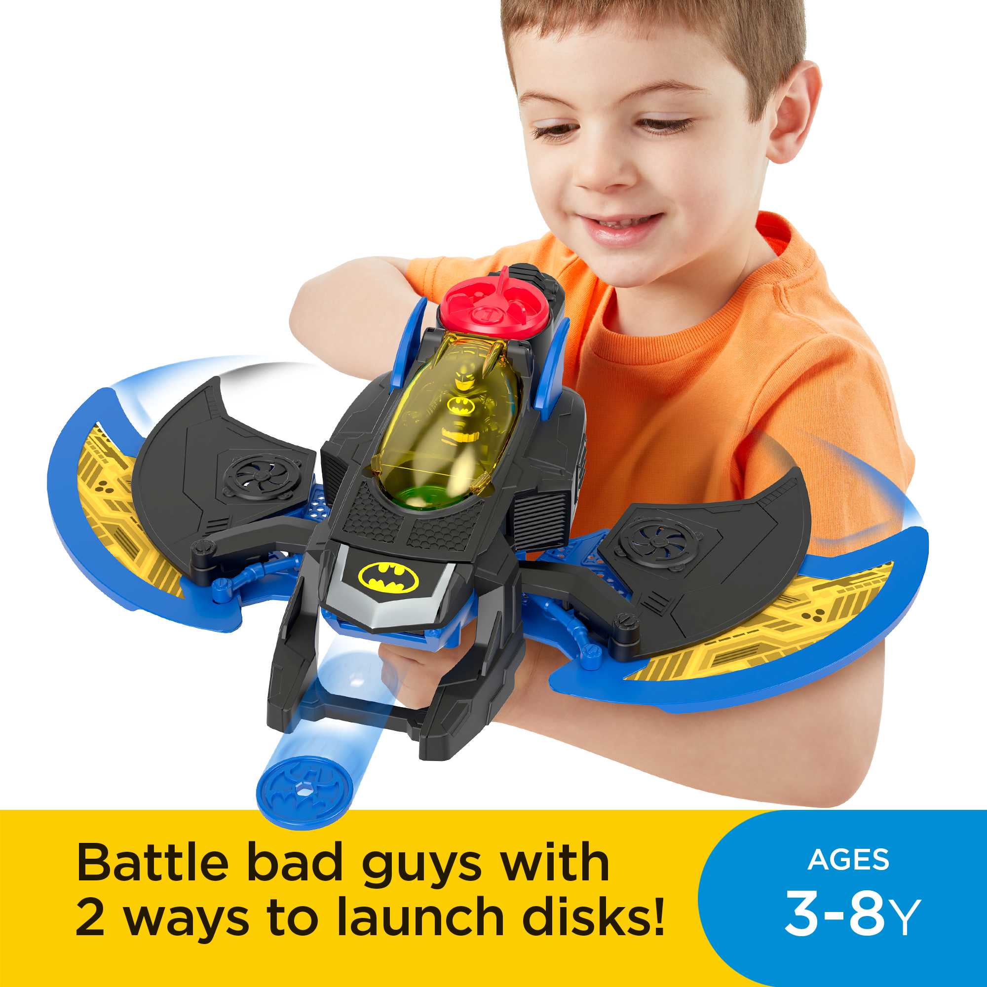 imaginext dc super friends batwing with batman figure