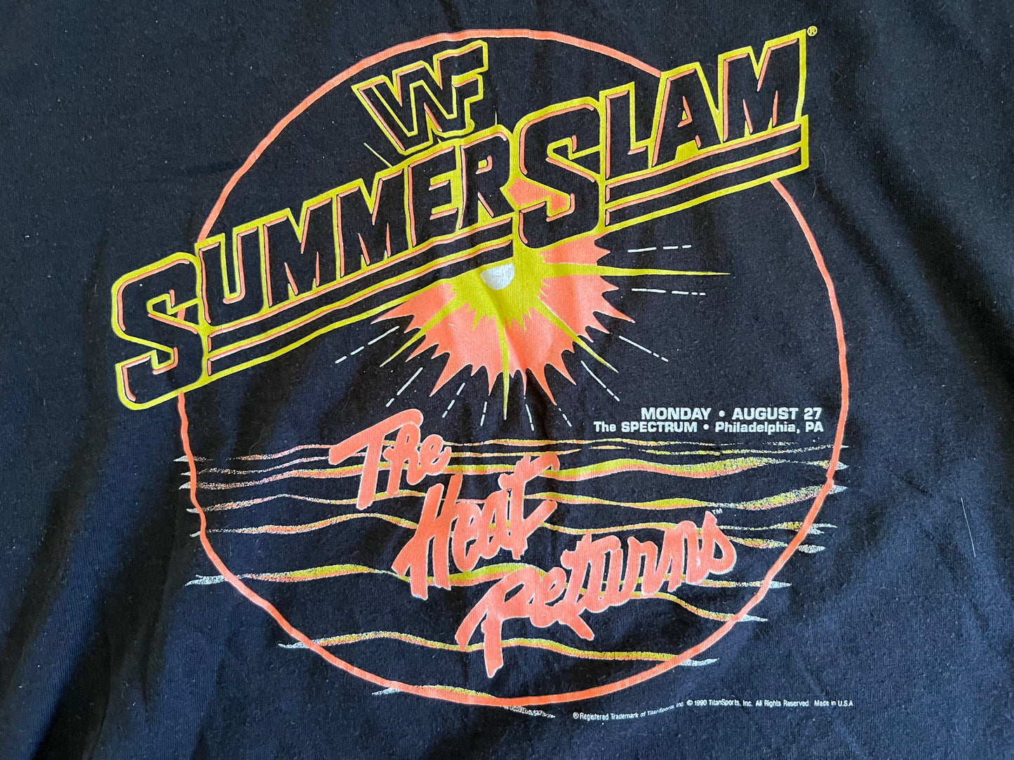 1990 WWF Summerslam crew tank top Size: Cut Tag L (20” pit to pit)