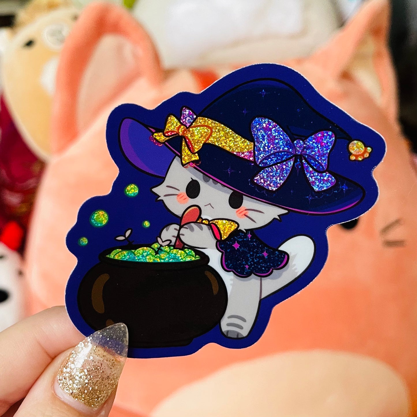 Halloween Kitty Stickers