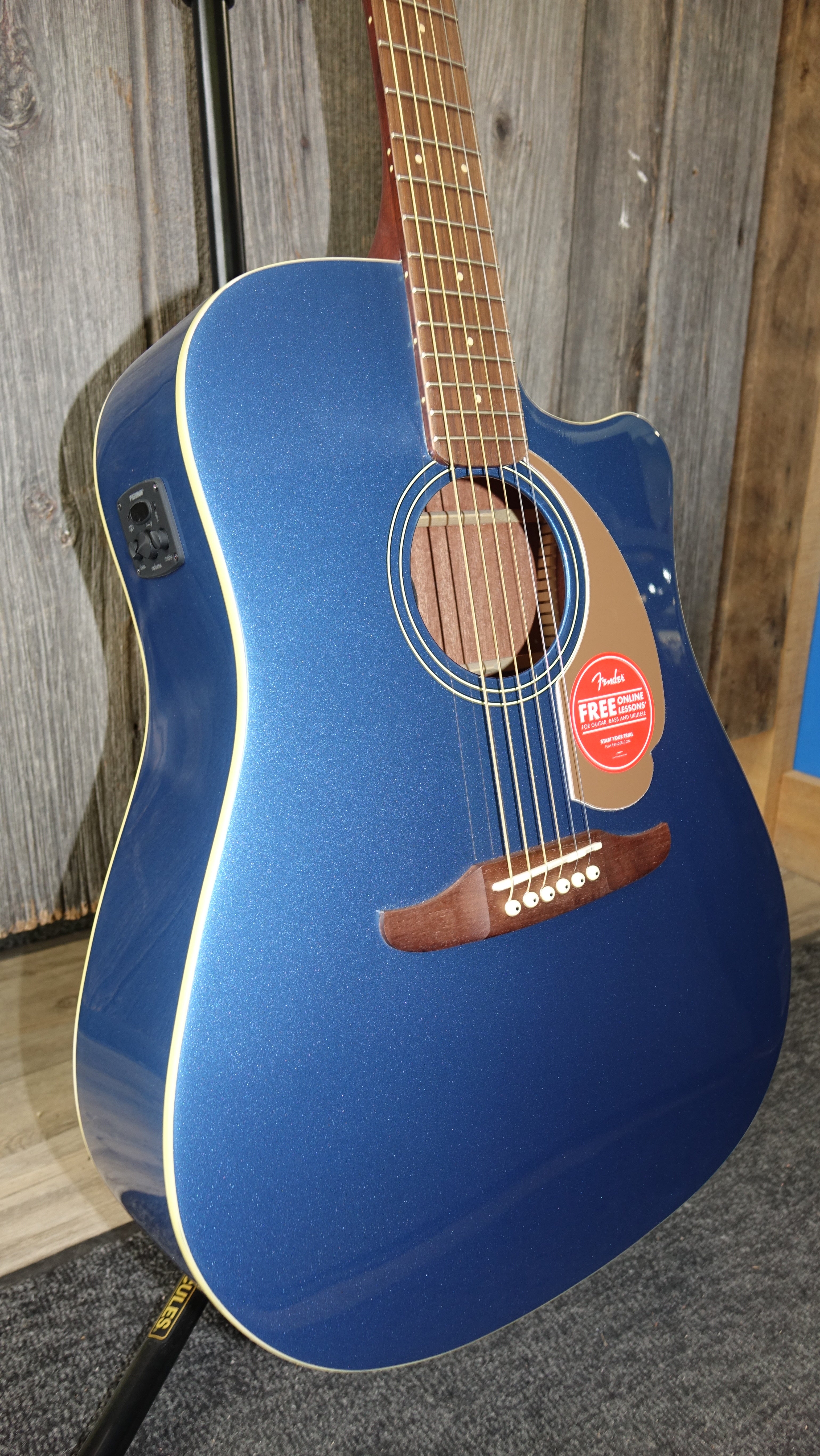 Fender Redondo Player,Acoustic/electric,Belmont Blue 0970713010