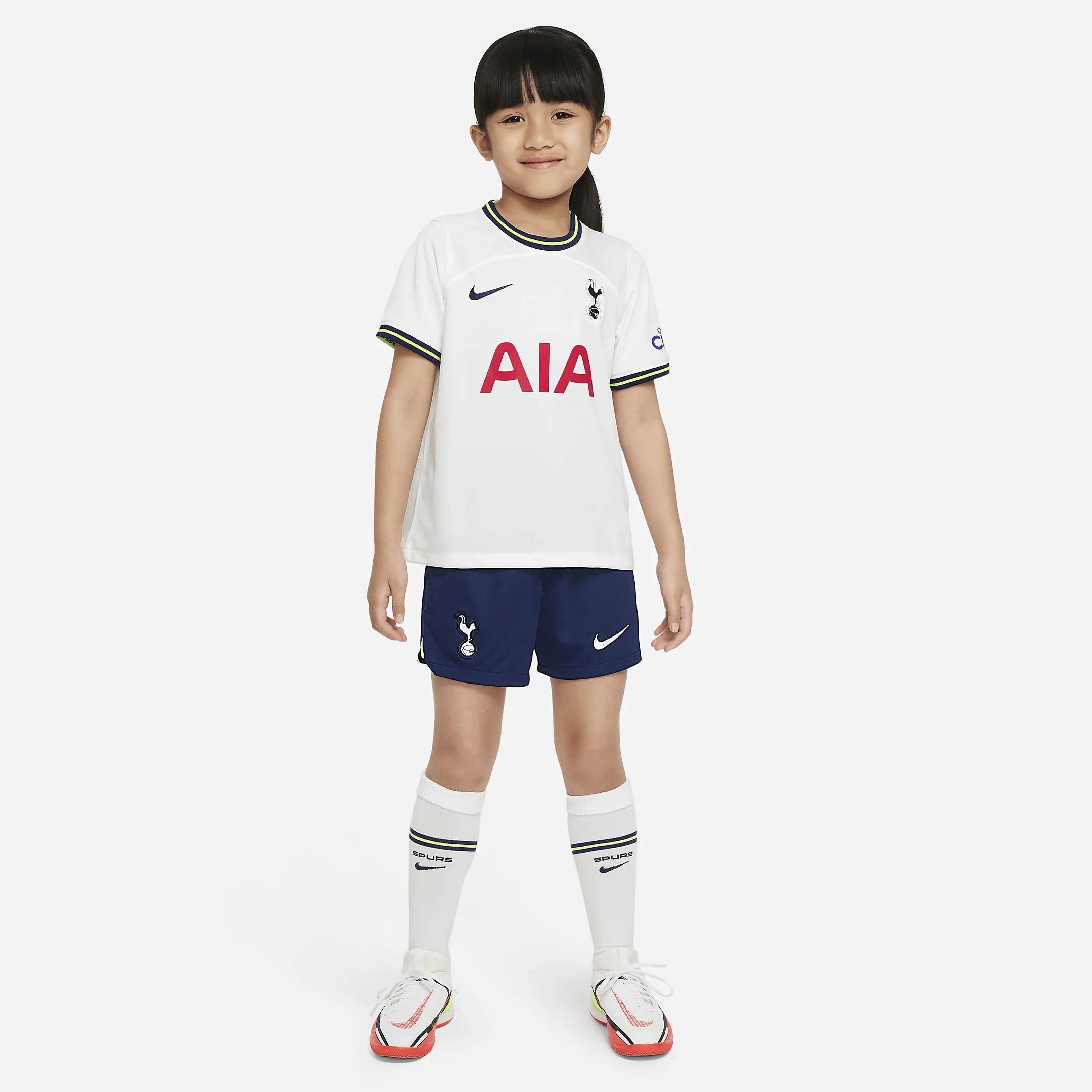 Ongeautoriseerd Bij elkaar passen Hij Nike 2022-23 Tottenham Hotspur Home Kids' Mini Kit - White-Binary Blue