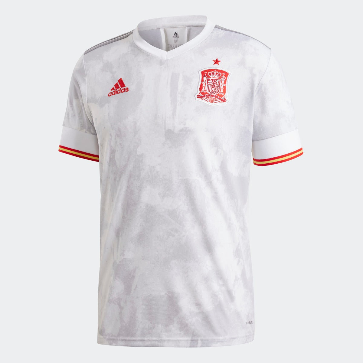 2020-21 Spain Away Jersey White-Red