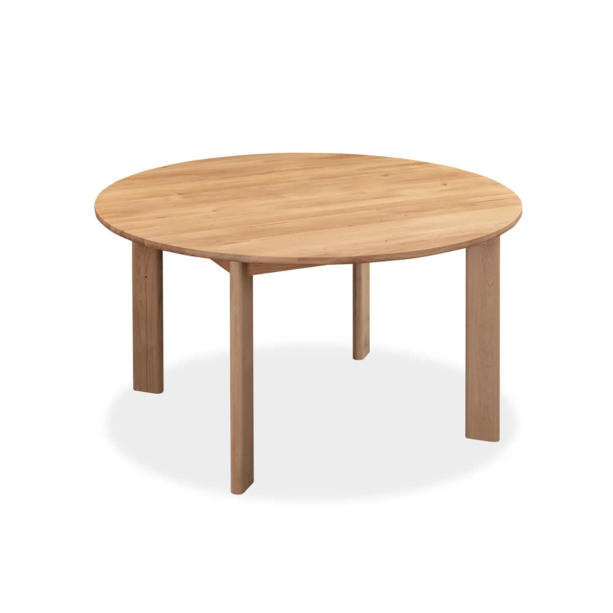 small round oak table and chairs