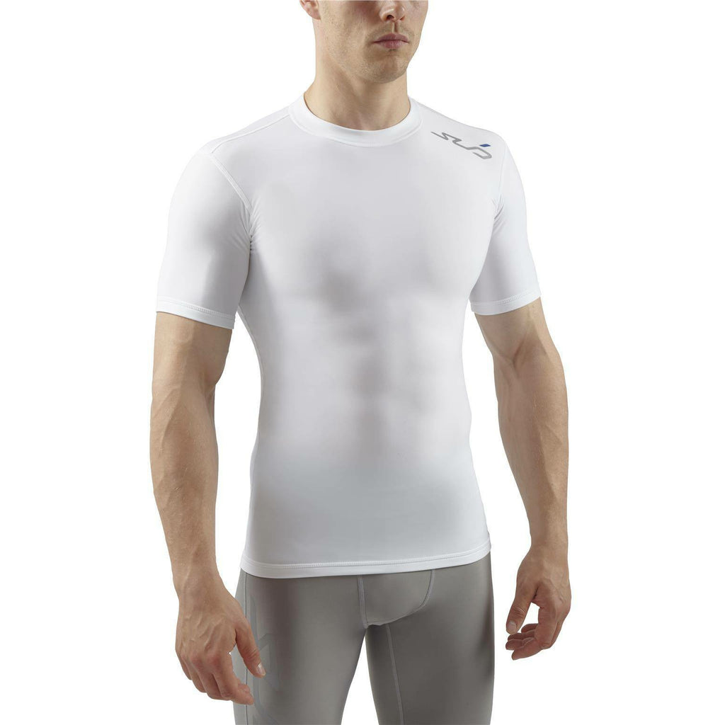 Grey Sub Sports Cold Thermal Mens Short Sleeve Top Compression Baselayer 