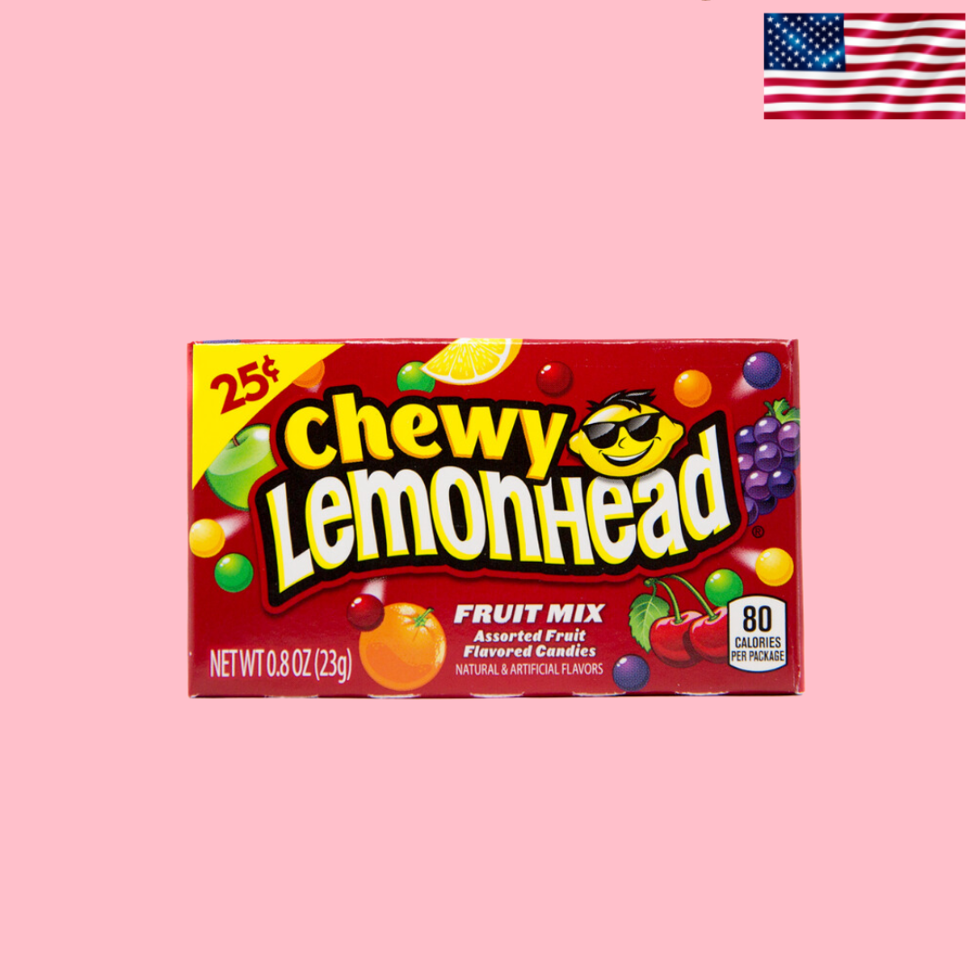 USA Lemonhead Chewy Fruit Mix Candy Ferrara Pan 23g