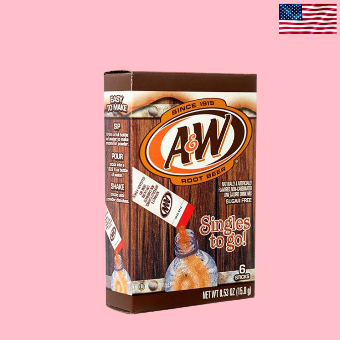USA A&W Root Beer Singles To Go