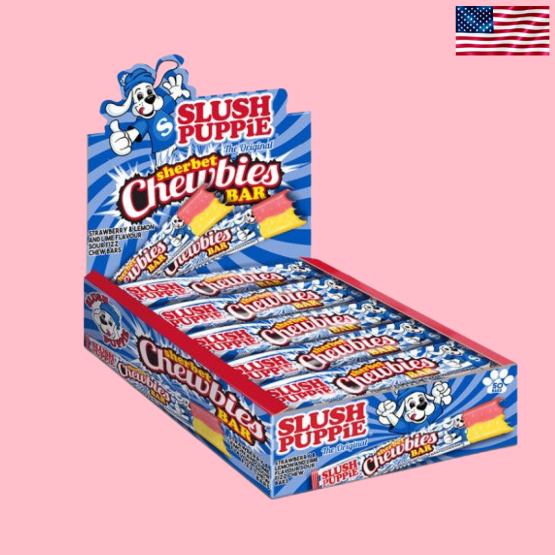 Slush Puppie Sherbet Chewbies Strawberry Lemon & Lime Chew Bar 25g