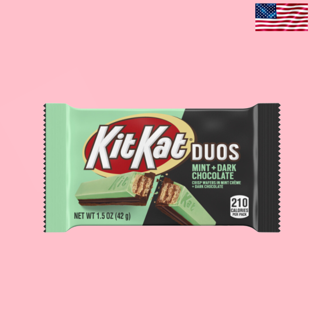 USA KitKat Duos Mint + Dark Chocolate 42g
