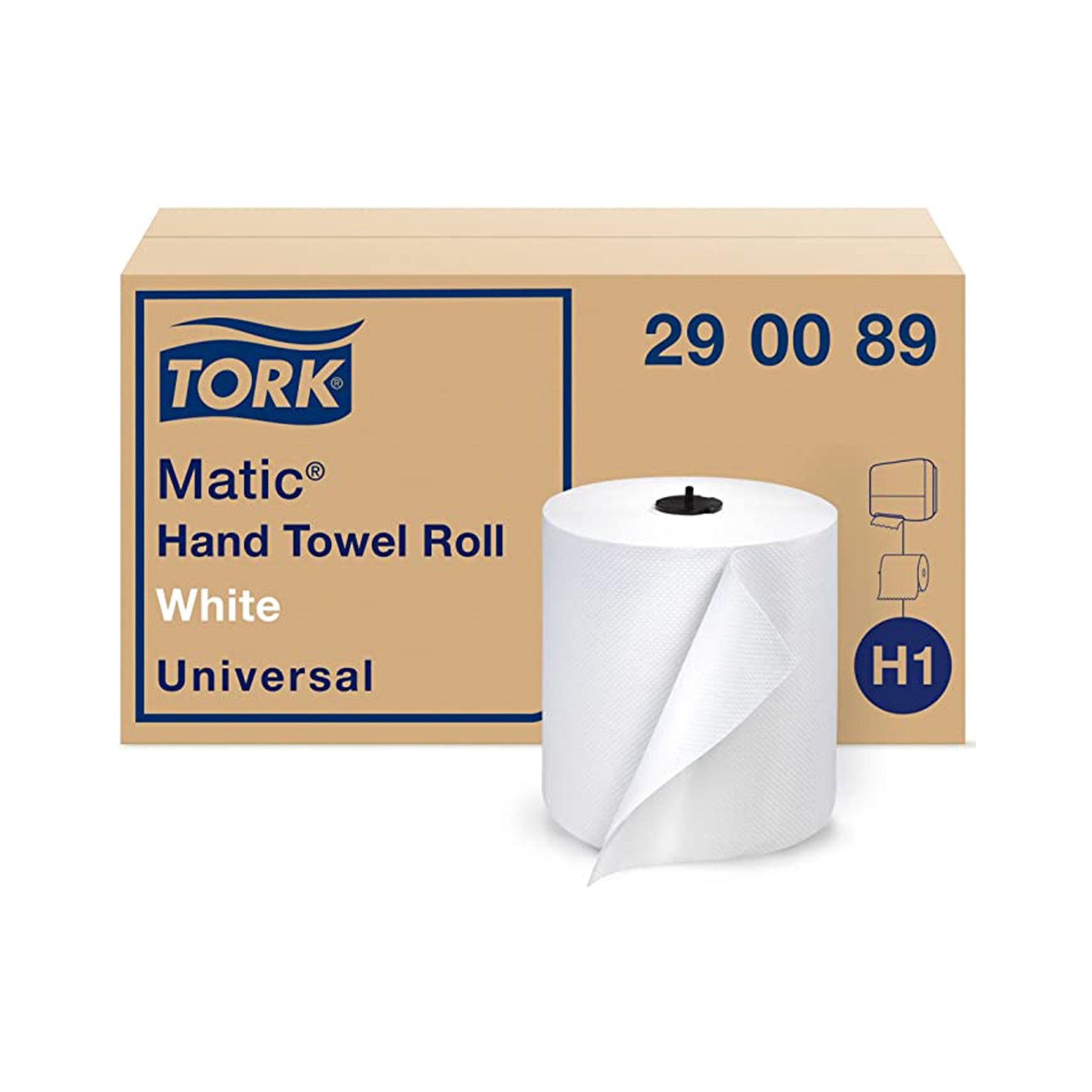 6 Count 290089-1 Each SCA Tork White Advanced Roll Towels 
