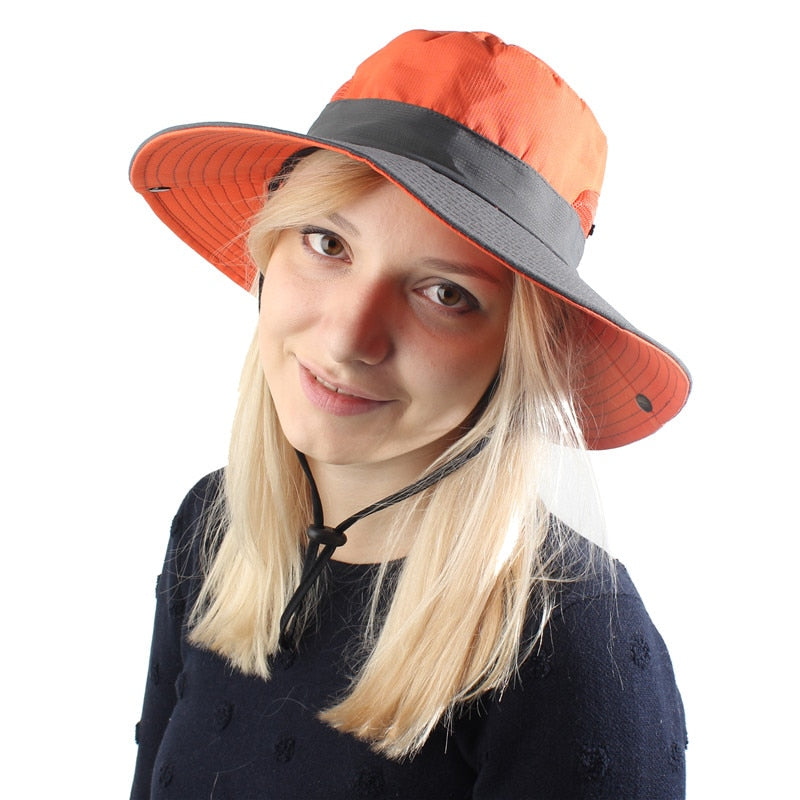 Unisex Hats - Waterproof UPF 50+ Sun Hat - Bucket Summer Men & Women Fishing Boonie Hat