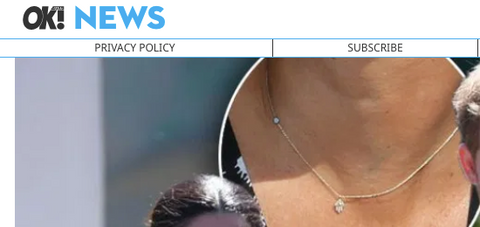 Meghan Markle Wearing $550 Evil Eye Necklace On Royal Tour