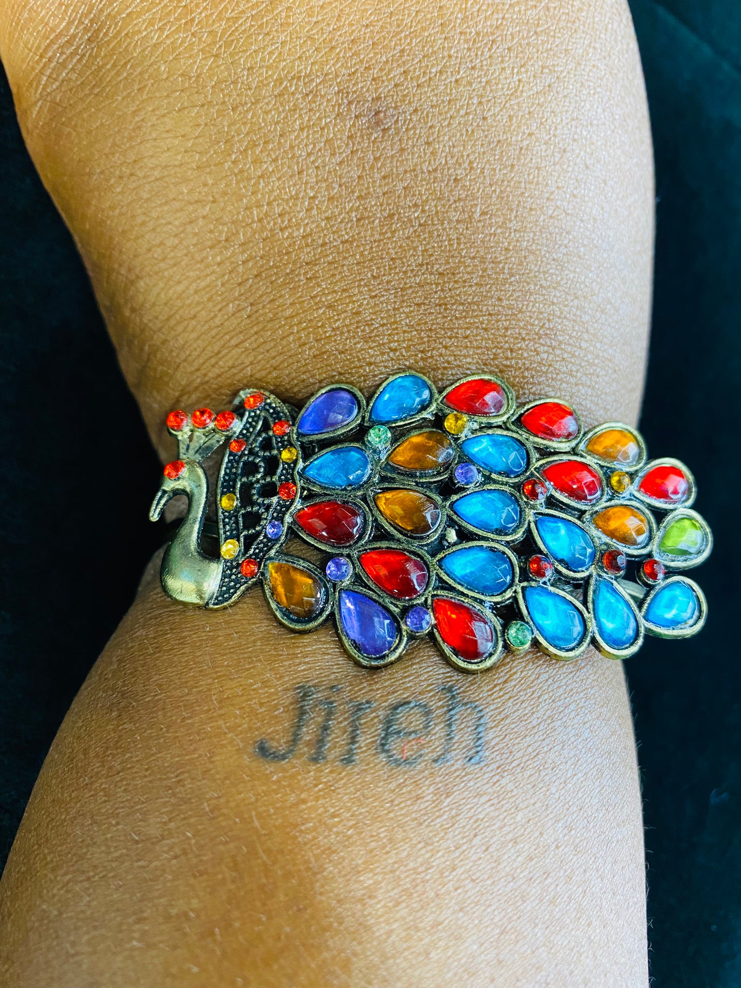 Vintage Peacock Bracelet