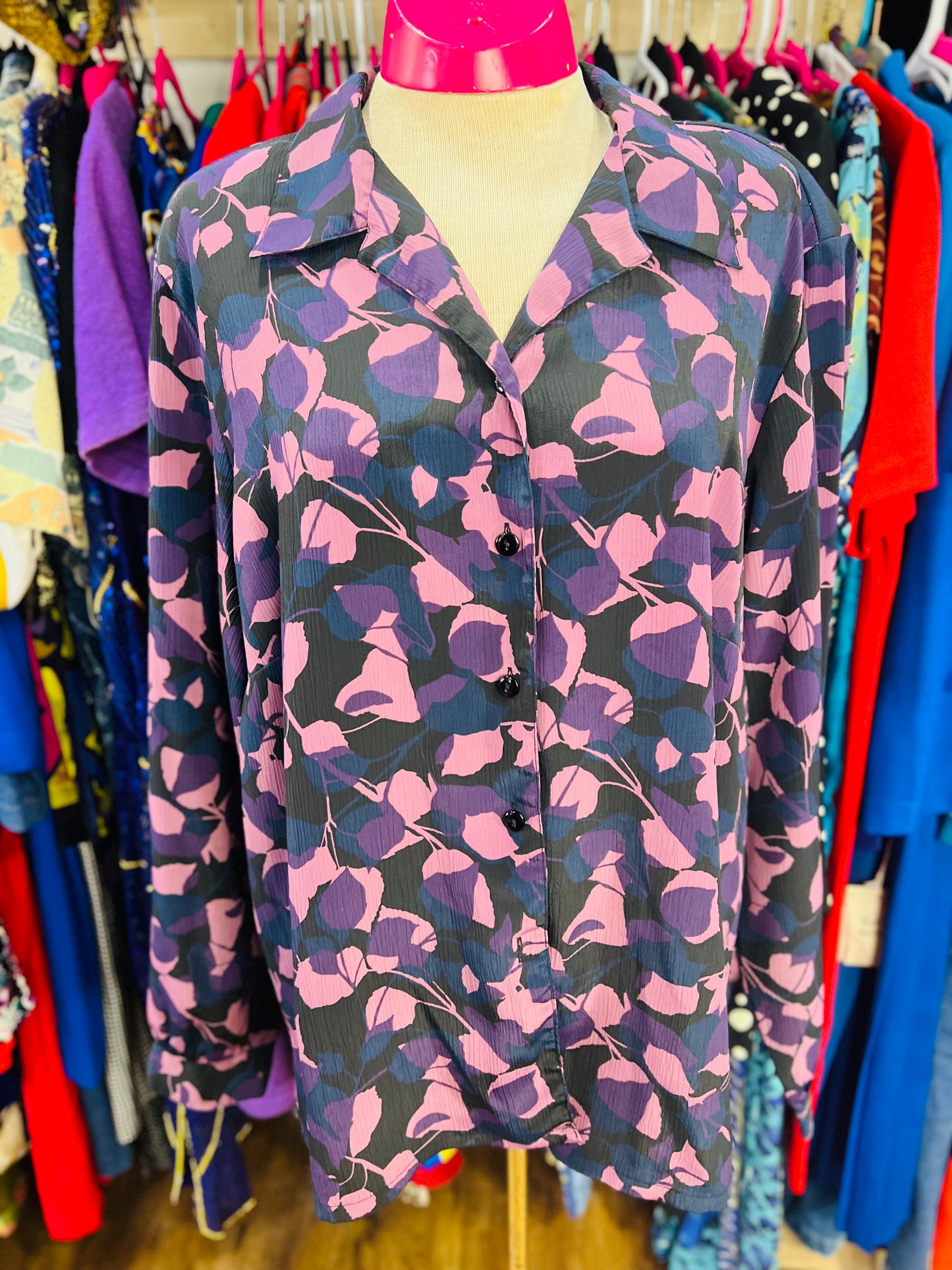 Vintage MultiColored Blouse