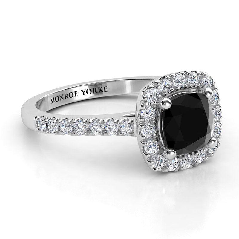 kohls black diamond engagement rings