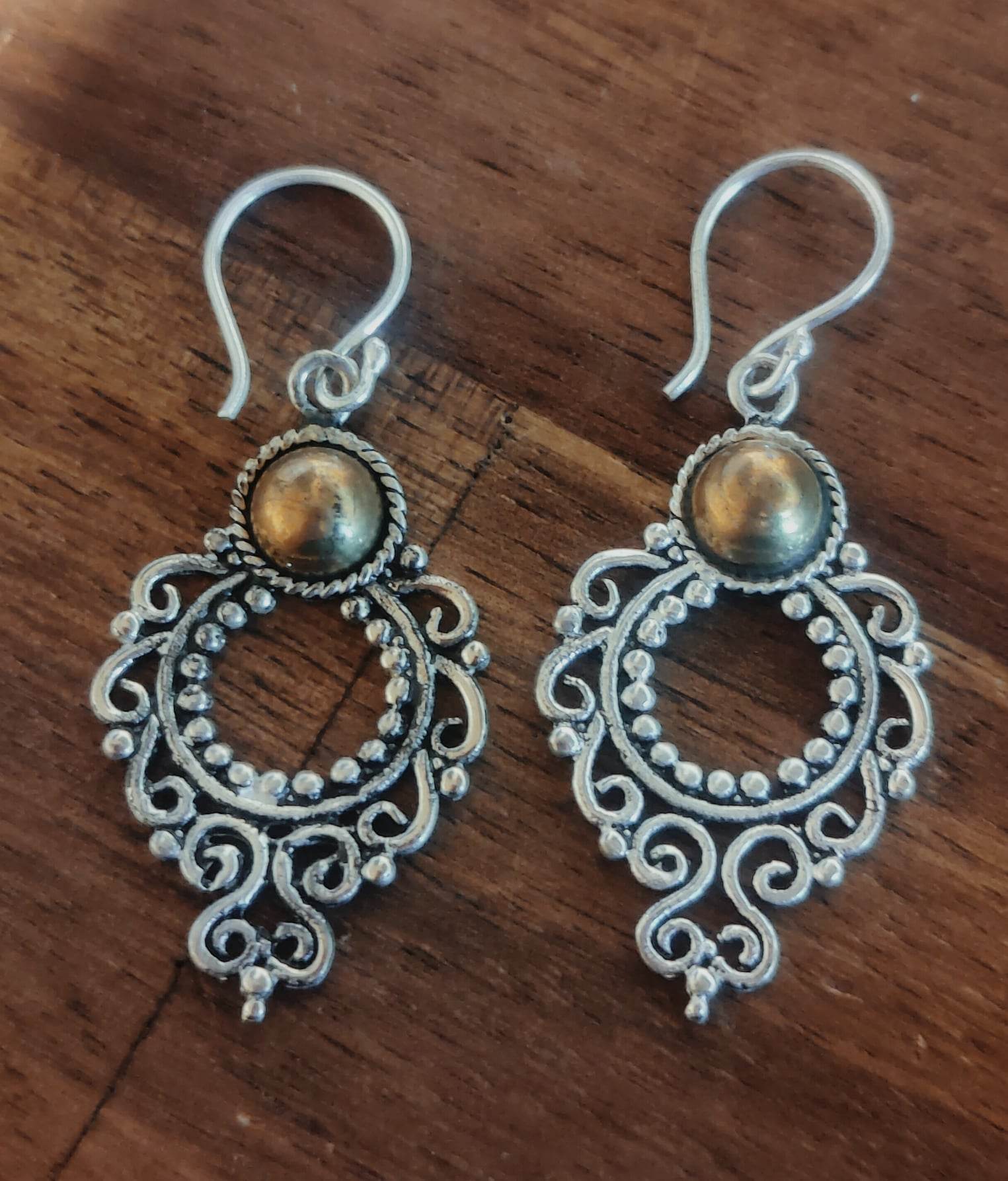 bohemian earrings silver