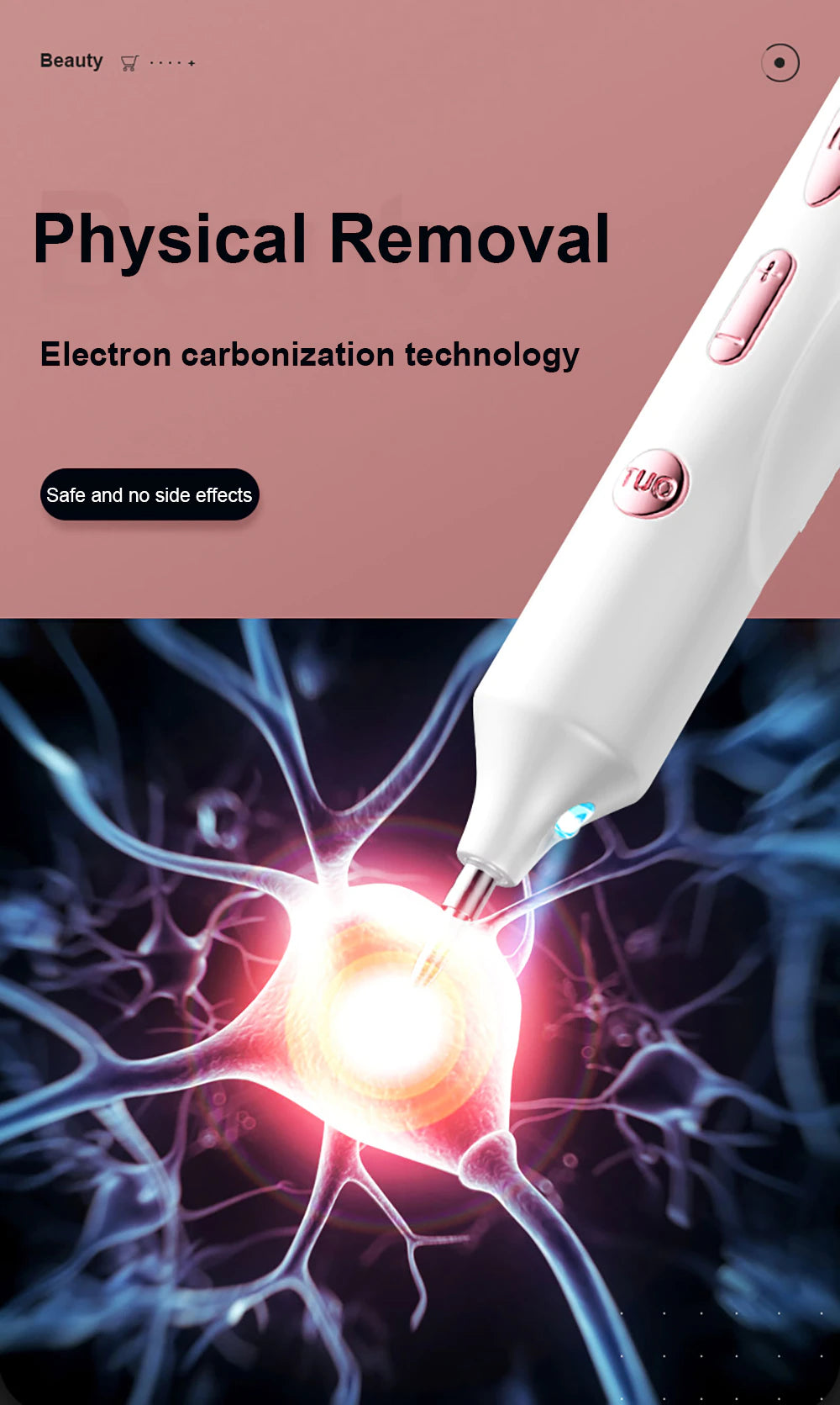 Laser Plasma Pen for Skin