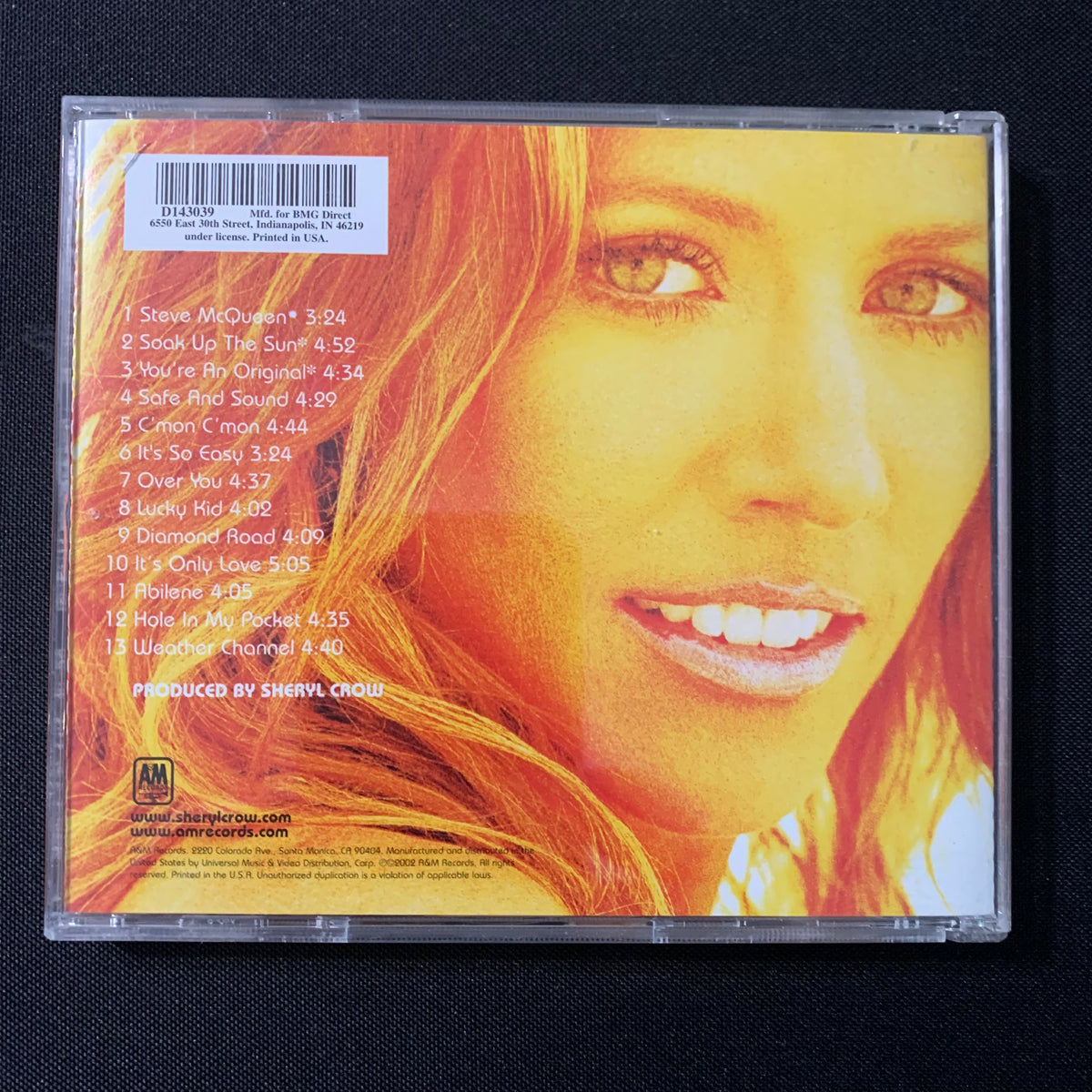 Cd Sheryl Crow Cmon Cmon 2002 Soak Up The Sun Steve Mcqueen The Exile Media And Trading Co 