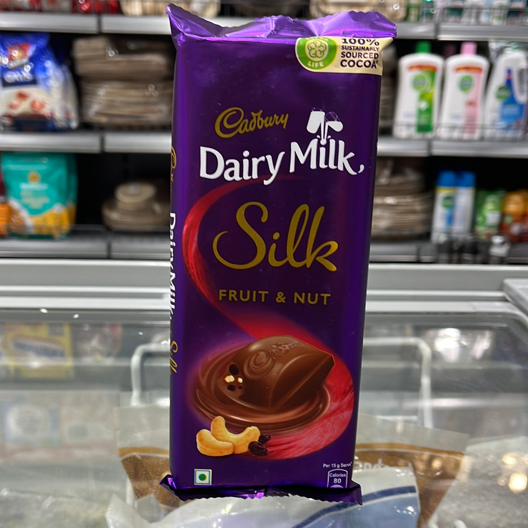 Cadbury Dairy Milk Silk Fruit And Nut 137 g – The Greens Basket