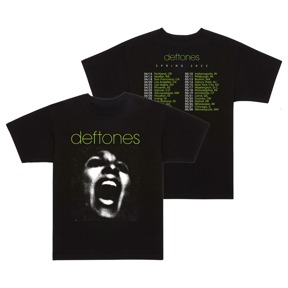 Deftones - Black Admat Spring 2022 Tour Tee