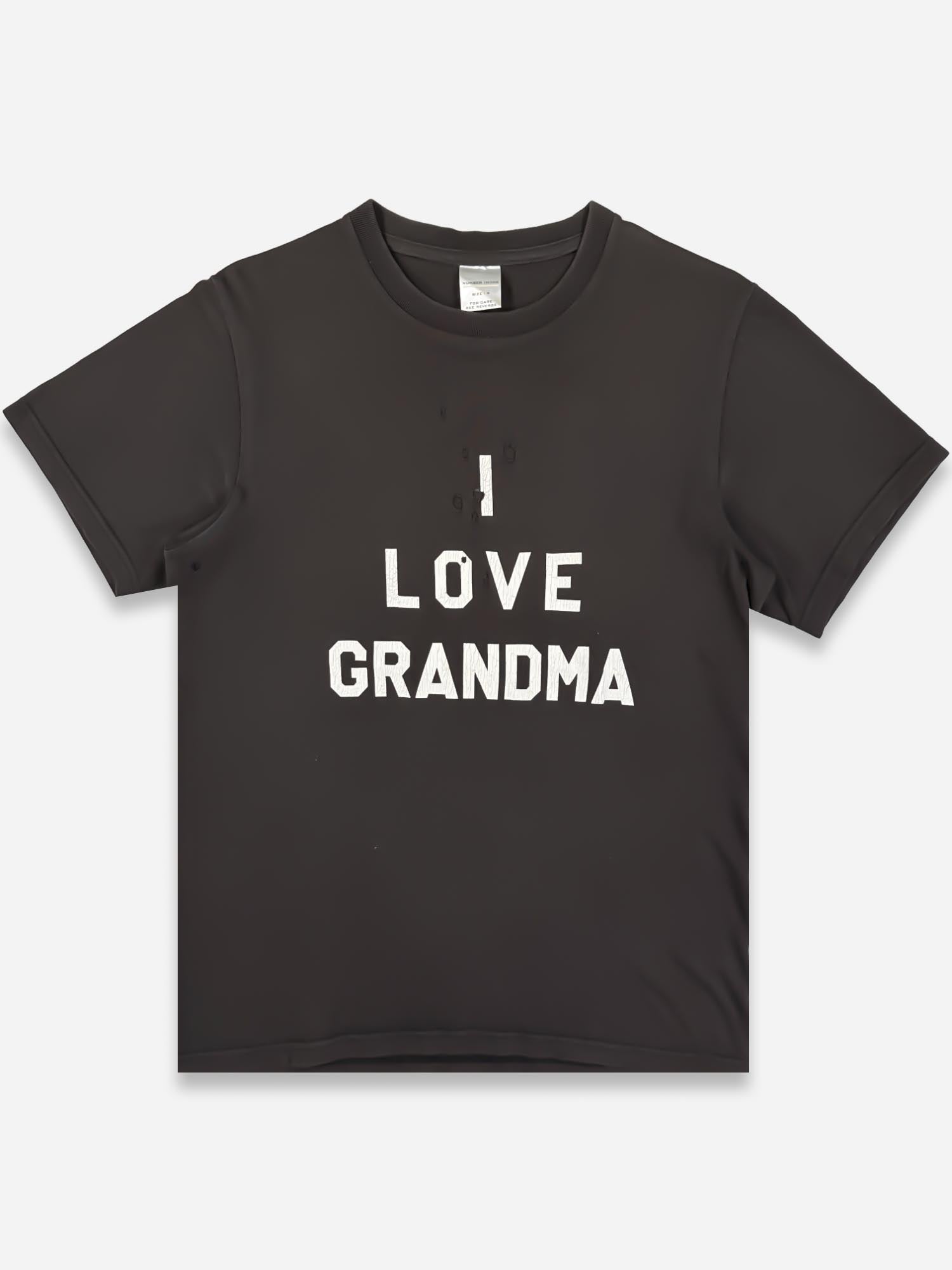 正規品 ナンバーナイン I LOVE GRANDMA Tシャツ | labiela.com