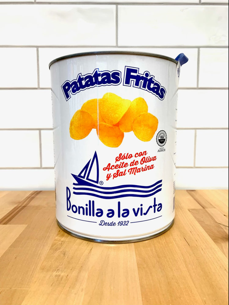 BONILLA A LA VISTA Potato Chips 275g Tin
