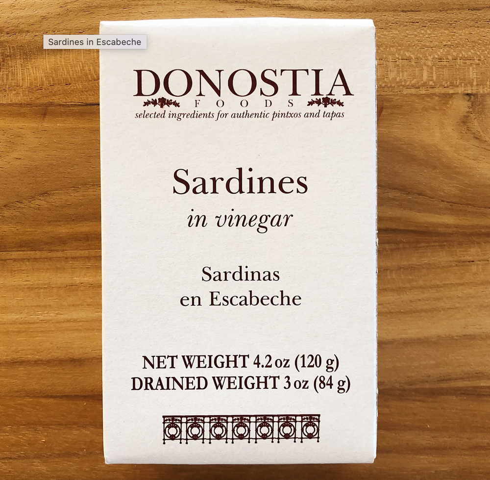 DONOSTIA Sardines in Vinegar - Escabeche