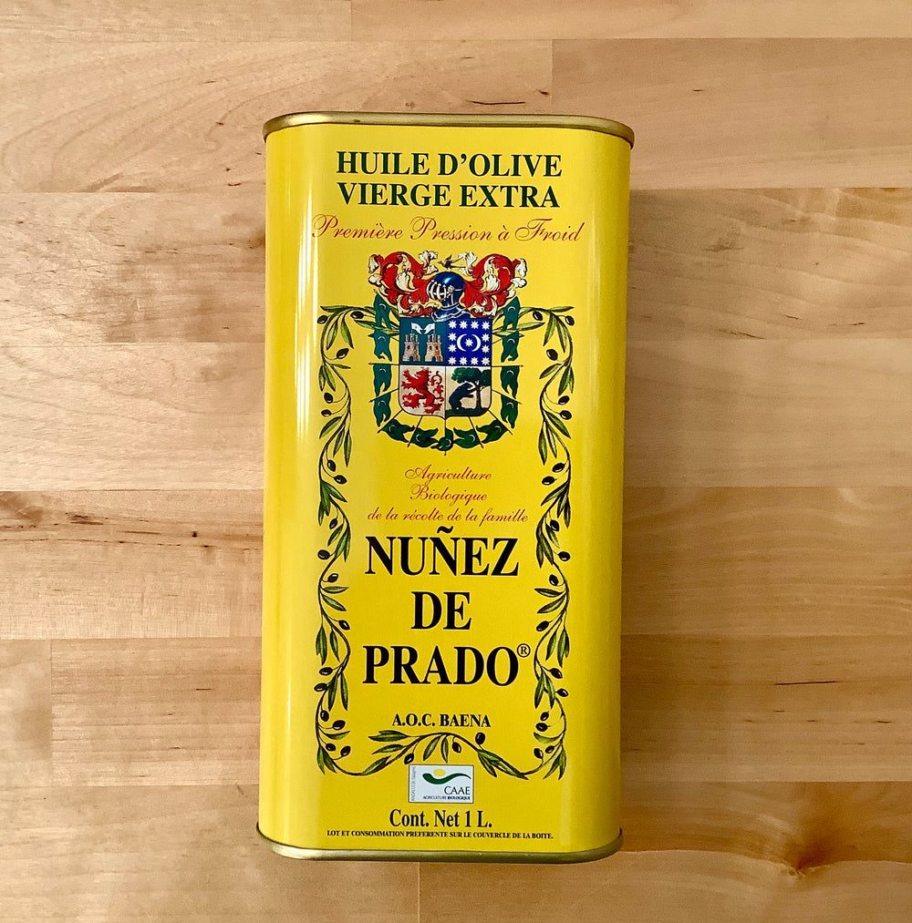 NUÑEZ DE PRADO Extra Virgin Olive Oil.