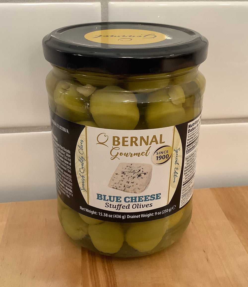 BERNAL Manzanilla Gourmet Olives with Blue Cheese