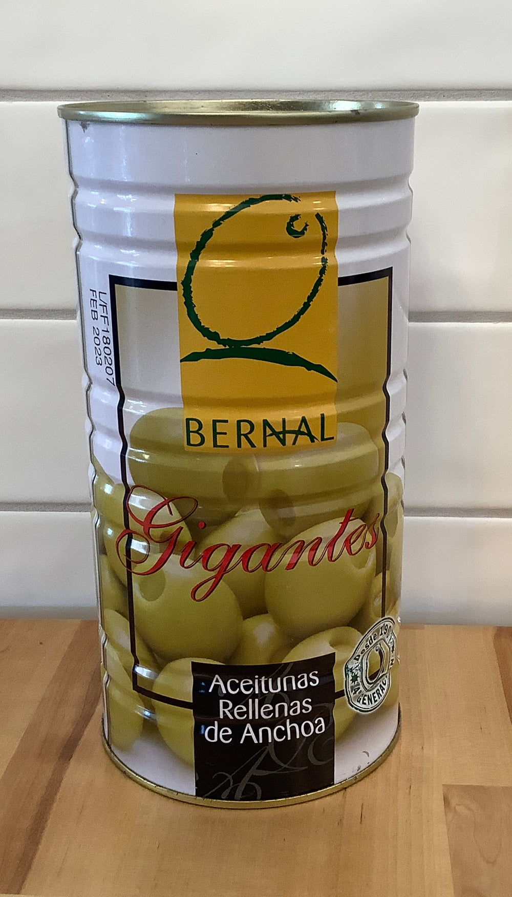 BERNAL Olives stuffed w Anchovies