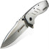 Steinbrücke Pocket Knife for Men, 3.4" Sandvik 14C28N/8Cr15Mov Stainless Steel Blade, Assisted Opening Knife with Clip