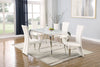 Adaline 2 White High Back Side Chairs
