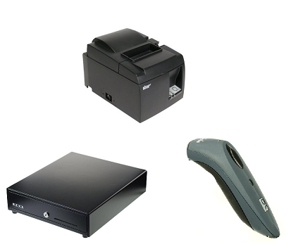 Vend Hardware Bundle With Star Tsp100 Printer Cash Drawer And