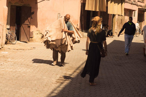 leather tannery Morocco