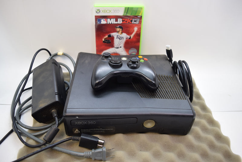 Microsoft Xbox 360 Console - Black - With MLB 2K13