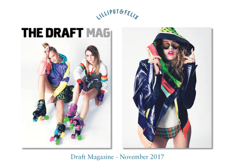 Lilliput & Felix sustainable swimwear featured in the Draft Magazine