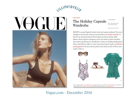 Lilliput & Felix' Arabesque Multi-tie Swimsuit in maroon marble featured in Vogue