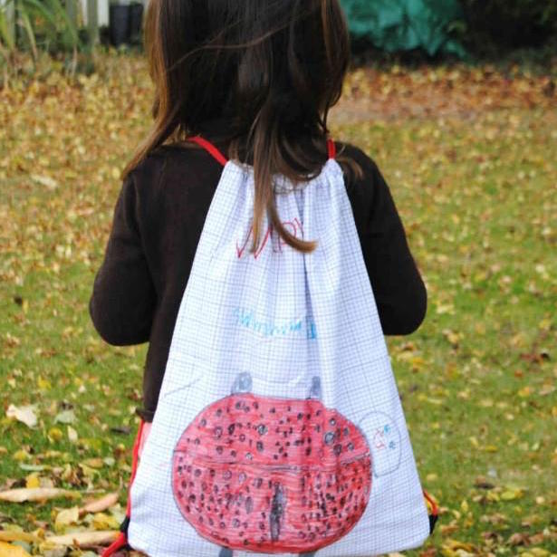 fun PE bags for kids to personalise 