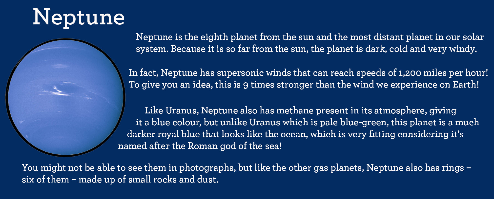 facts about planet neptune