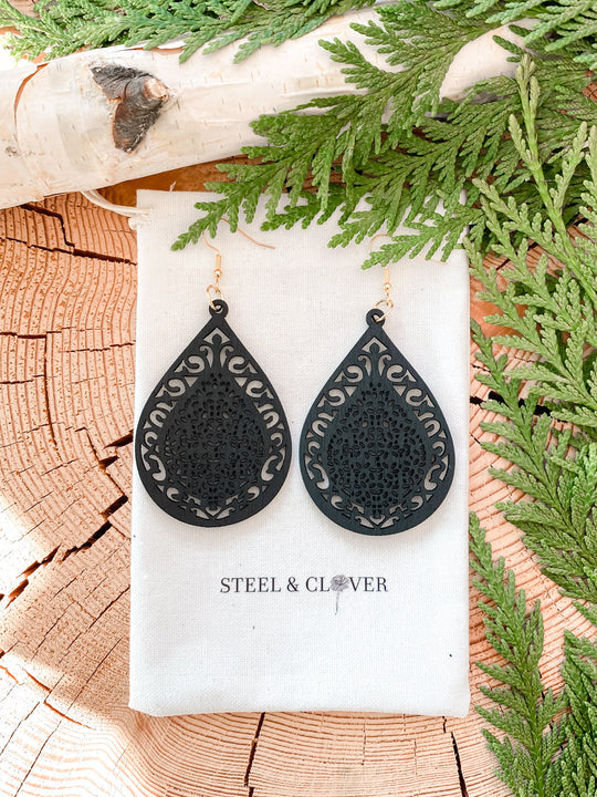 Simonette Wooden Earrings