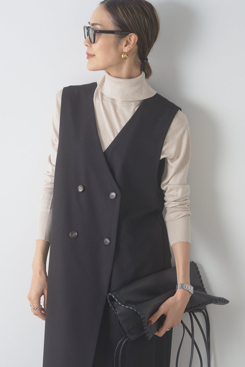 新品タグ付きENEU double button gilet ダブルボタンジレ 【メーカー