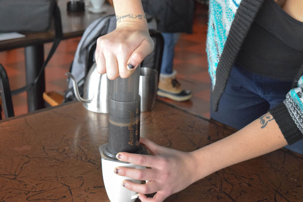 aeropress final push