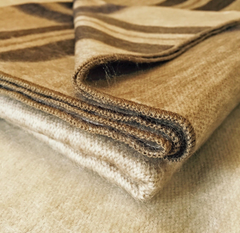 alpaca bed blanket detail