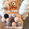 Hand Made Alpaca Dryer Balls - Set of 3