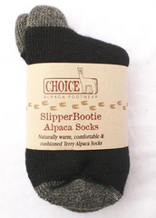 SlipperBooties Alpaca Socks - Labeled