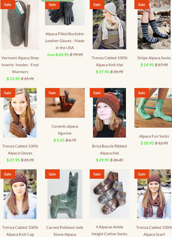 alpaca products sale