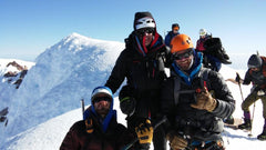 superwarm extreme alpaca socks on mt shasta