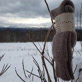 superwarm sportsman alpaca socks in snow